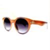round frame sunglasses peach 12