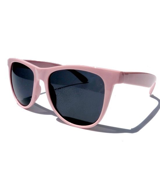 bubblegum pink wayfarer sunglasses