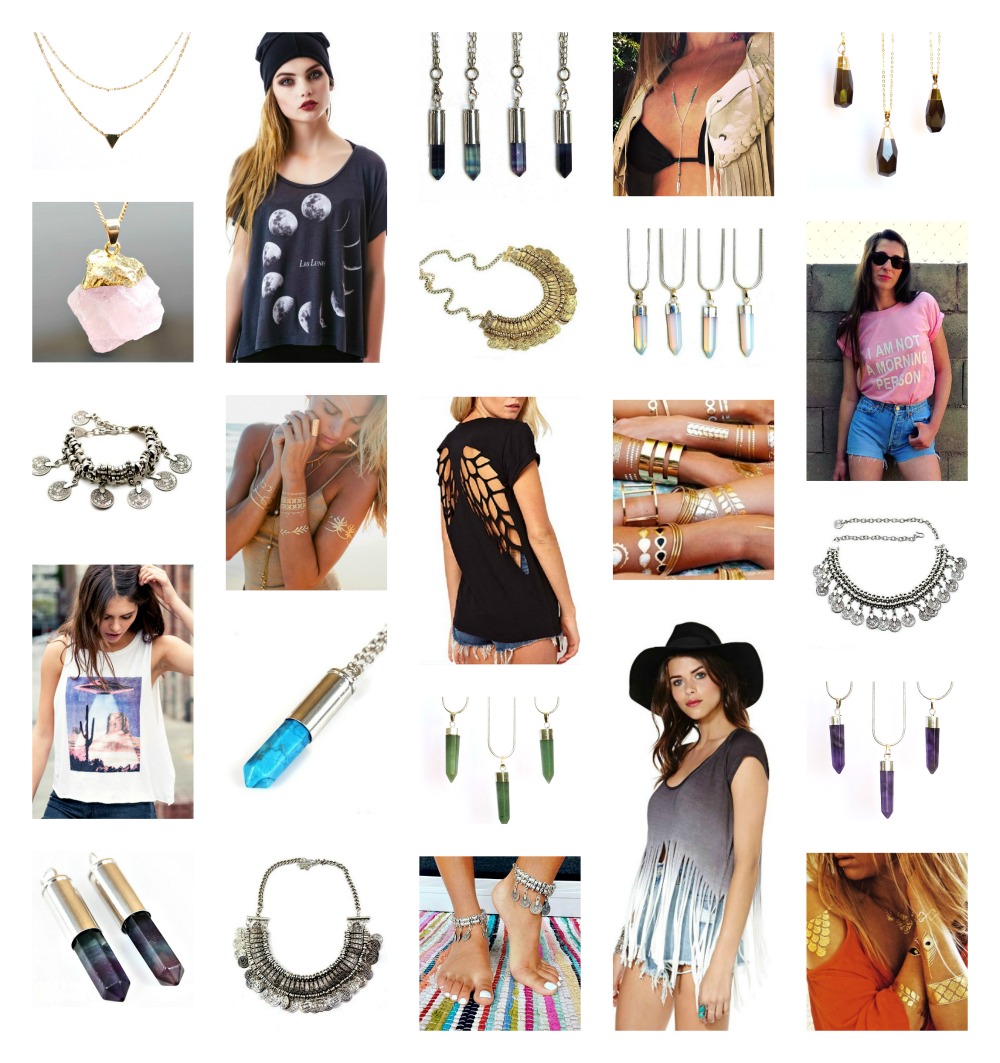 fashion and jewellery Collage