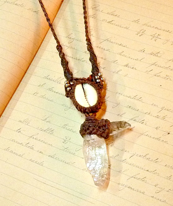 boho crystal necklace 6
