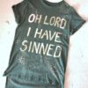 upcycled t-shirt sinner 2