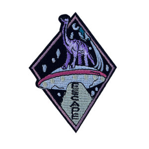 Dinosaur in space patch 2