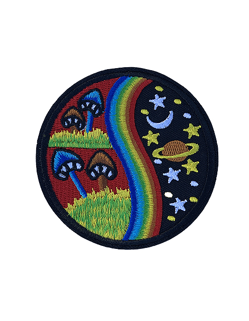 ‘Psychedelic shrooms’ iron-on patch 2