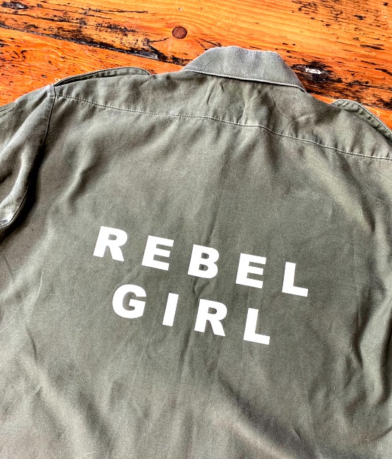 rebel girl vintage military shirt 3