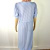 70s vintage blue pinstriped summer dress 6