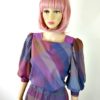 70s vintage purple hues dress 1