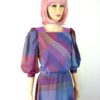 70s vintage purple hues dress 3