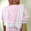 80s vintage pink lace summer dress 5
