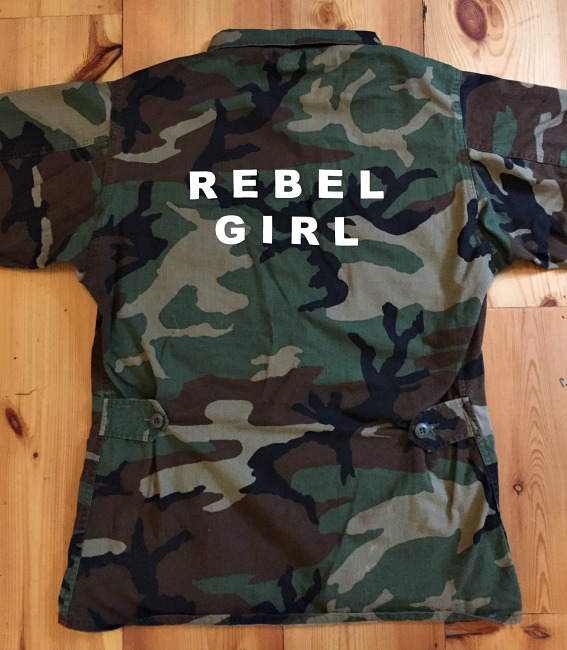 rebel girl vintage camo jacket 1